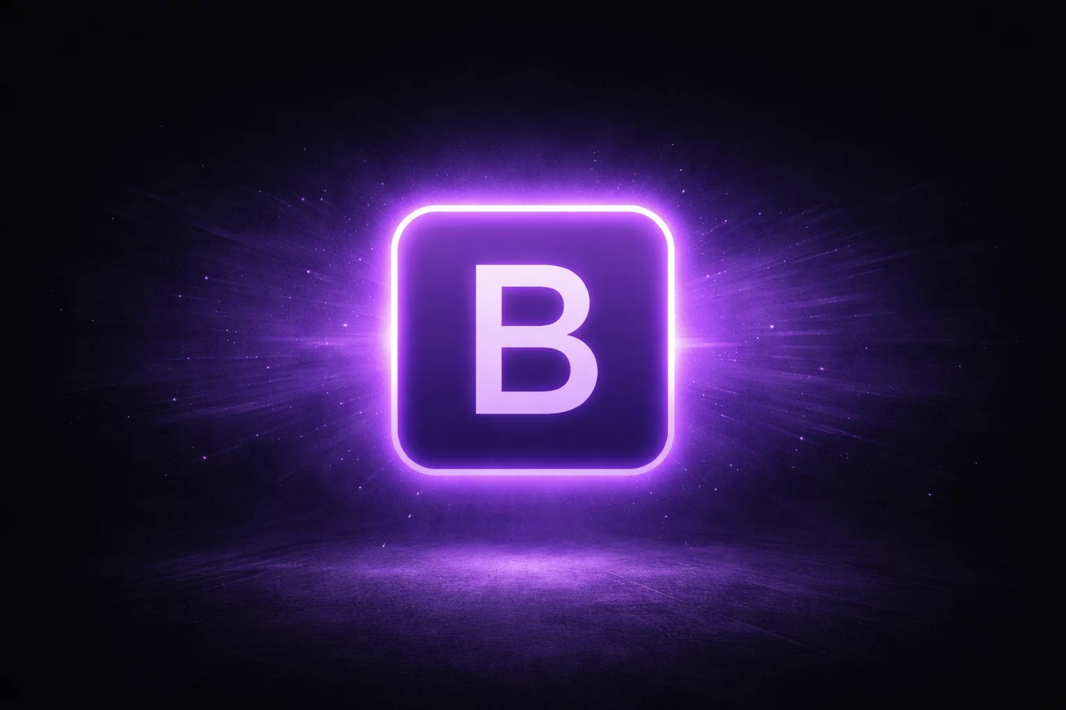 Logo de Bootstrap con componentes de interfaz de usuario