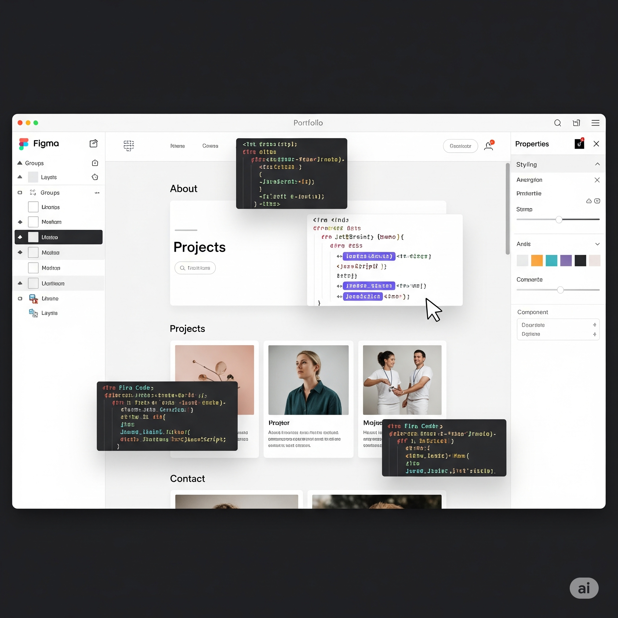 Imagen del curso de ¿Cómo crear un Portafolio Web PROFESIONAL desde Figma?