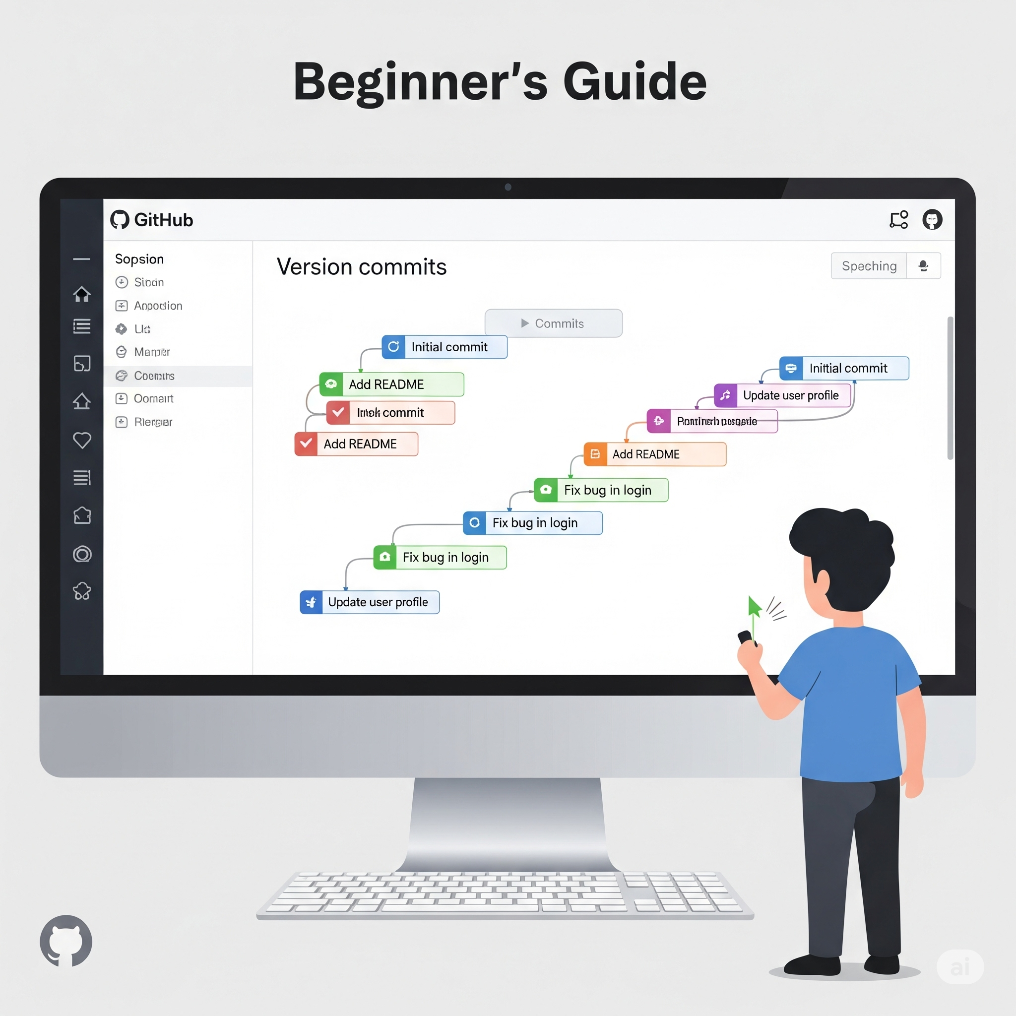 Imagen del curso de Github desde Cero